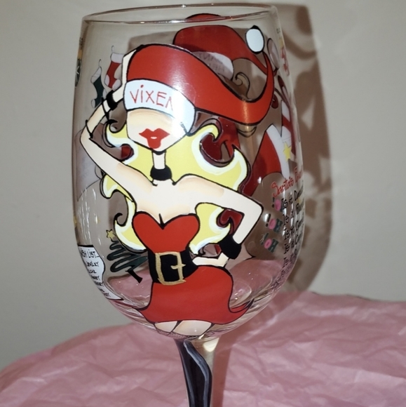 Holiday Wine Glass - Picture 2 of 4